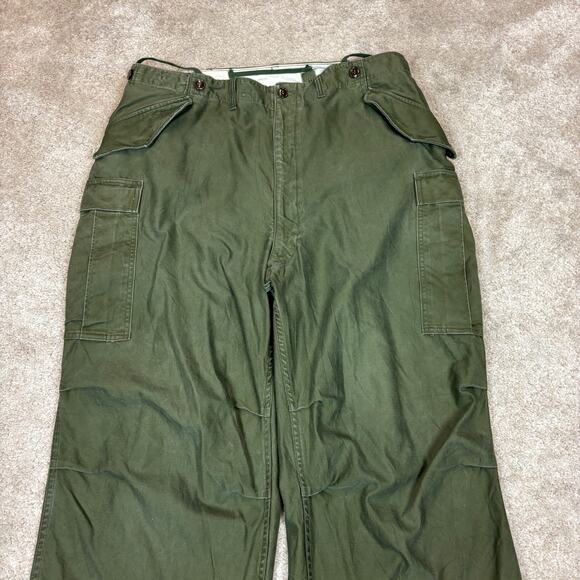 Vintage M-1951 Military Trousers Field Shell Cargo Pants Men's XL - Picture 2 of 12